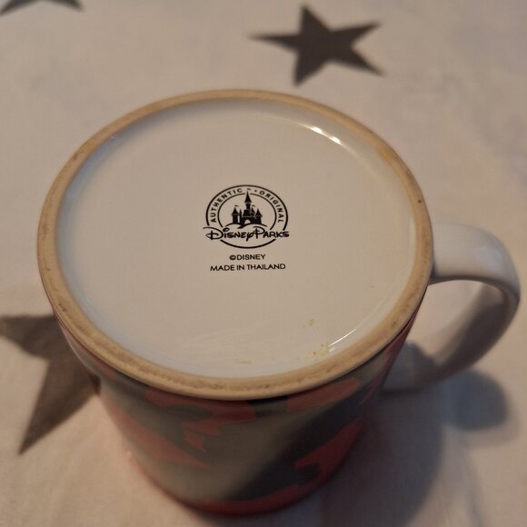 Disney Parks Mickey Mouse Gosh Silhouette Mug Red & Black Coffee Tea Mug Cup‎ - Picture 4 of 5